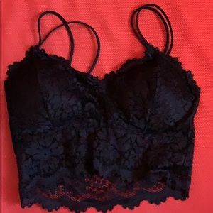 Women lace bra (black; M)